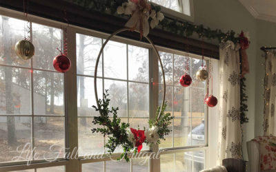 Christmas Hoop Wreath