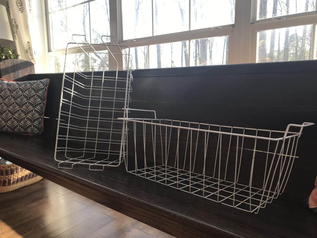 Vintage Freezer Baskets Re-purposed for Storage/Life Full and Frugal