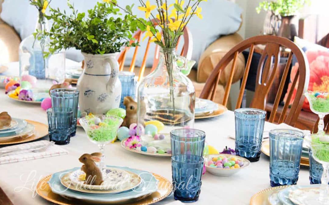 A Sweet Easter Table Setting