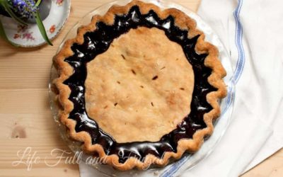 Homemade Blueberry Pie