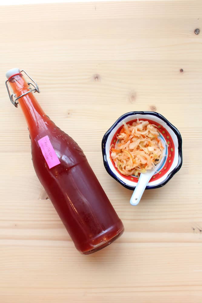 A Frugal Approach to Holistic Healthcare Life Full and Frugal kombucha sauerkraut fermented foods gut health