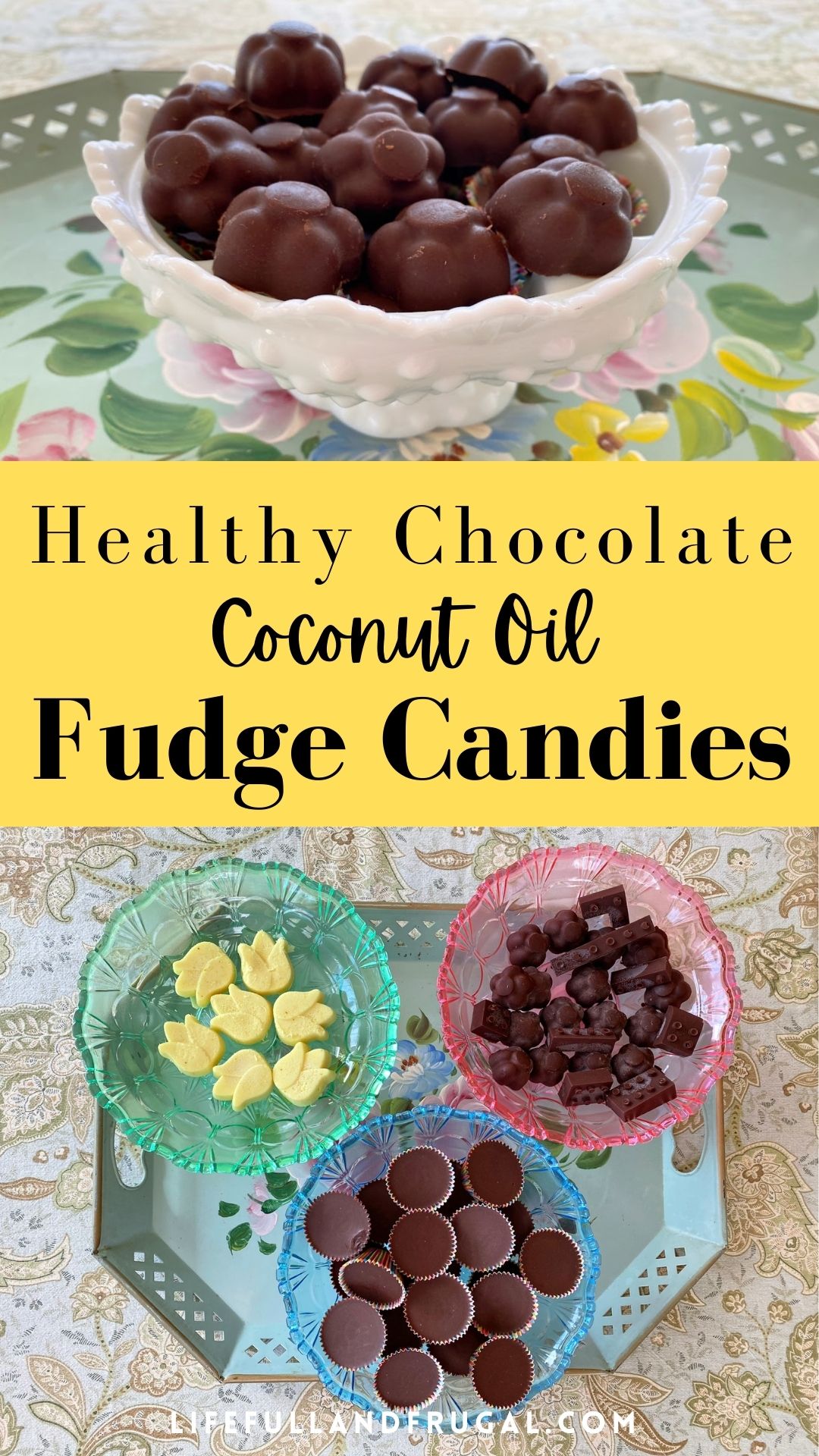 coconut oil fudge - Life Full and Frugal