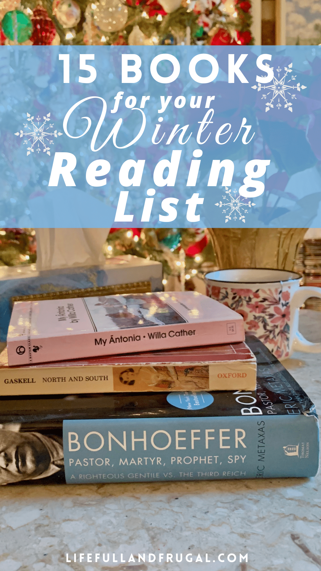 15 books for your winter reading list life full and frugal pin