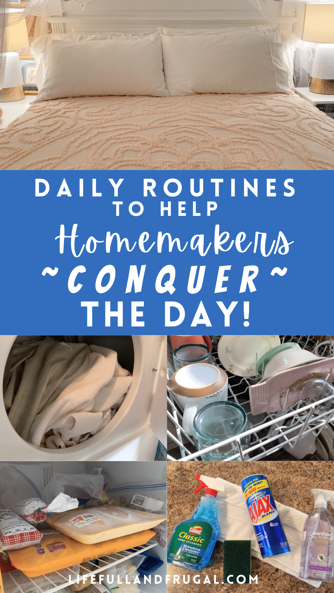 simple daily routines that help homemakers conquer the day pin life full and frugal