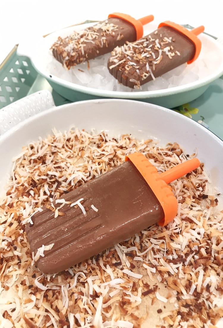 a coconut fudgesicle in toasted coconut life full and frugal