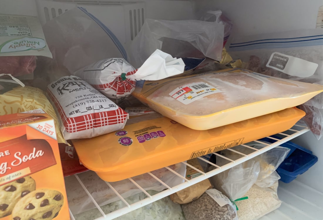 meat in the freezer homemaking meal prep life full and frugal