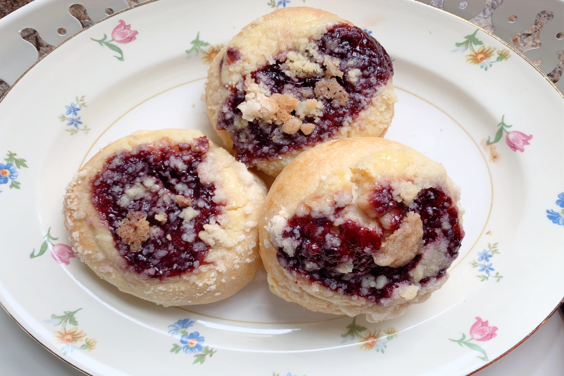 a plate of sourdough kolaches life full and frugal