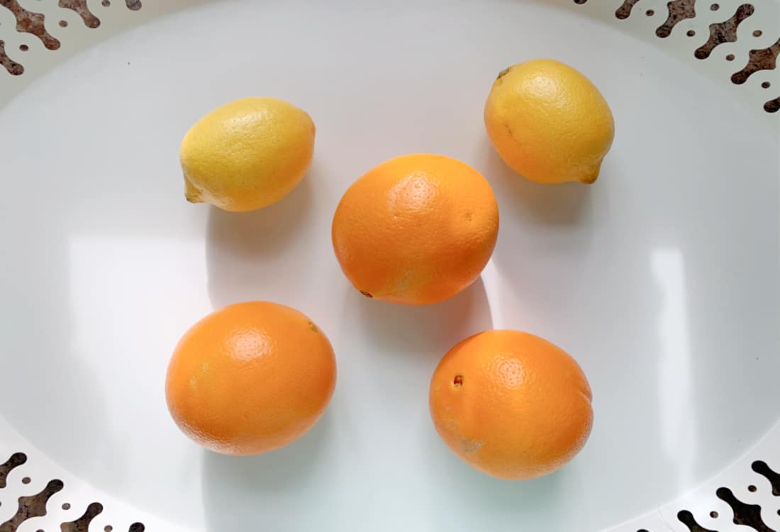 oranges and lemons for vinegar and citrus cleaner life full and frugal