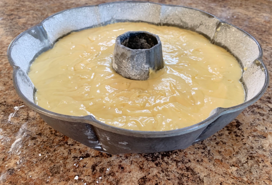 pound cake batter life full and frugal
