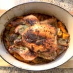 whole roasted chicken French roasted chicken life full and frugal