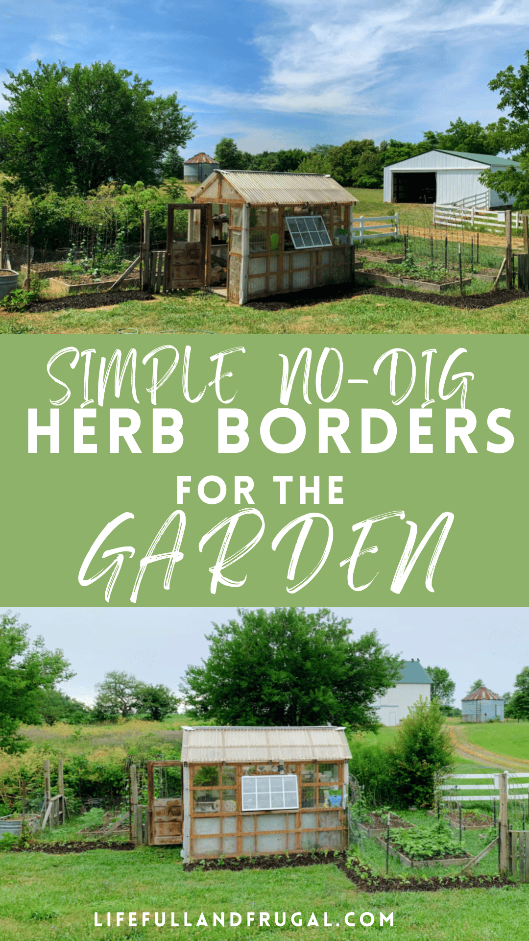 simple no dig garden borders life full and frugal pin