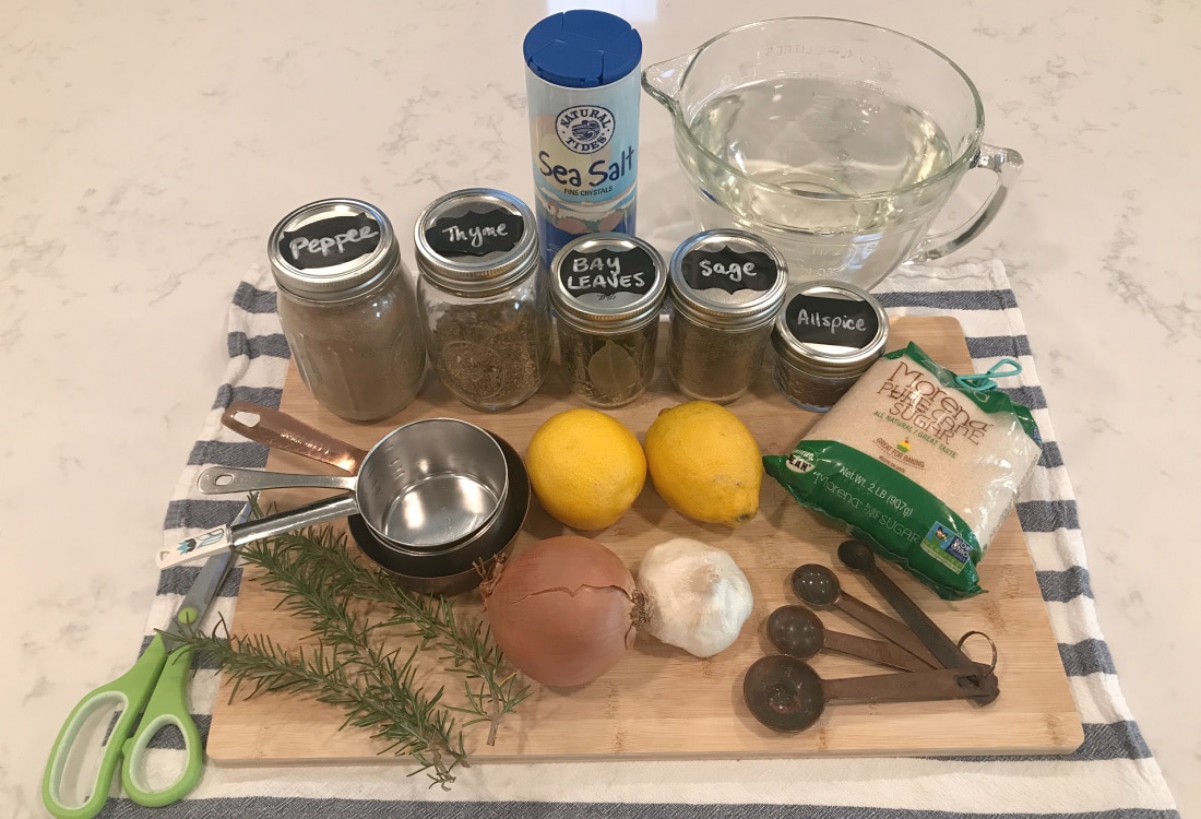 ingredients for a turkey brine - How to Brine a Turkey - Life Full and Frugal